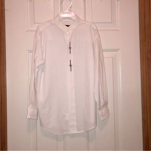 🌻Boys’ size 8 white dress shirt by Michael James